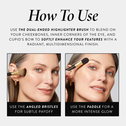 Baked Marbleized Highlighter how to apply