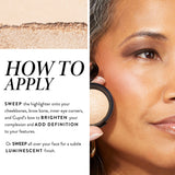 Baked Natural Glow Highlighter  how to apply