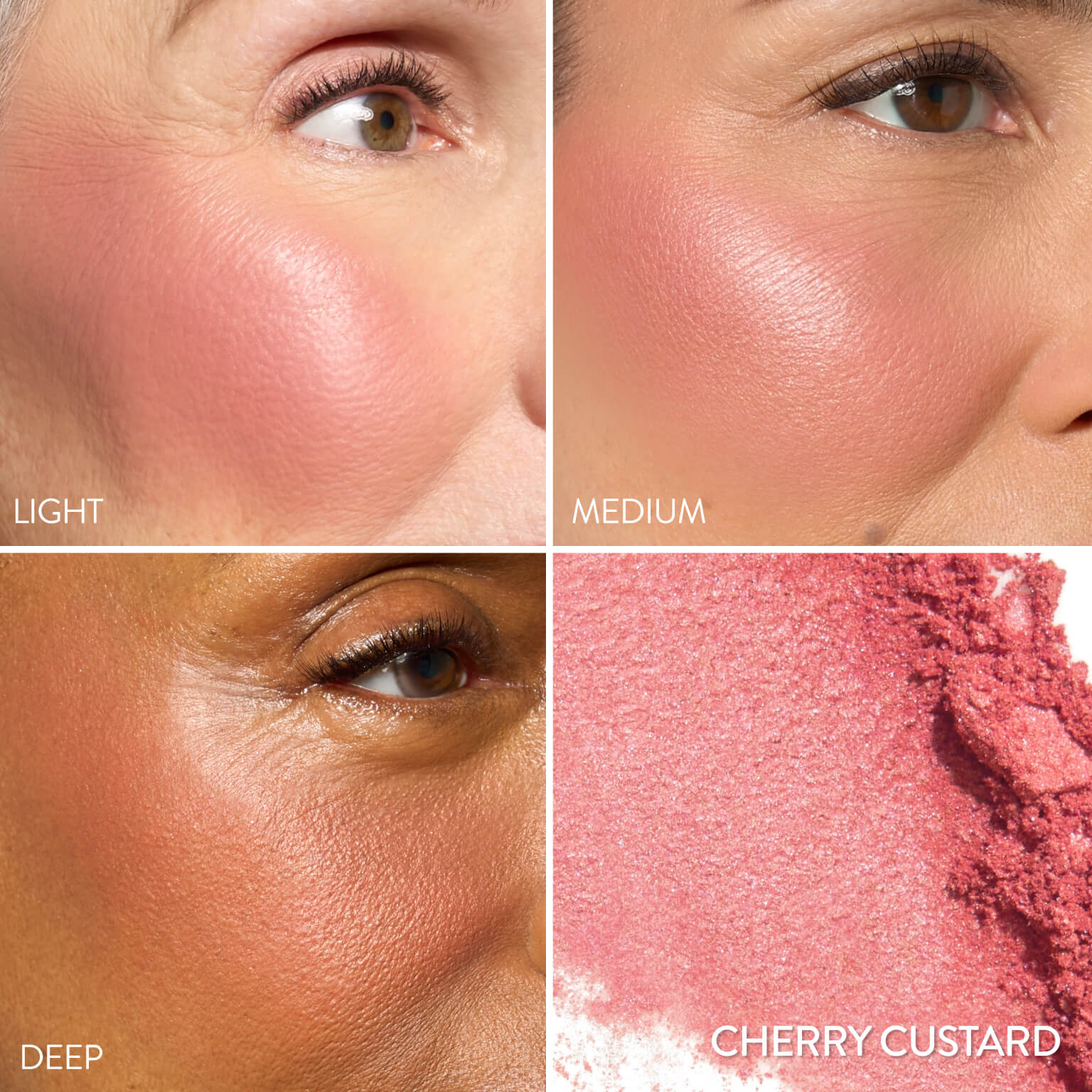 Blush-n-Brighten Model Grid in Cherry Custard