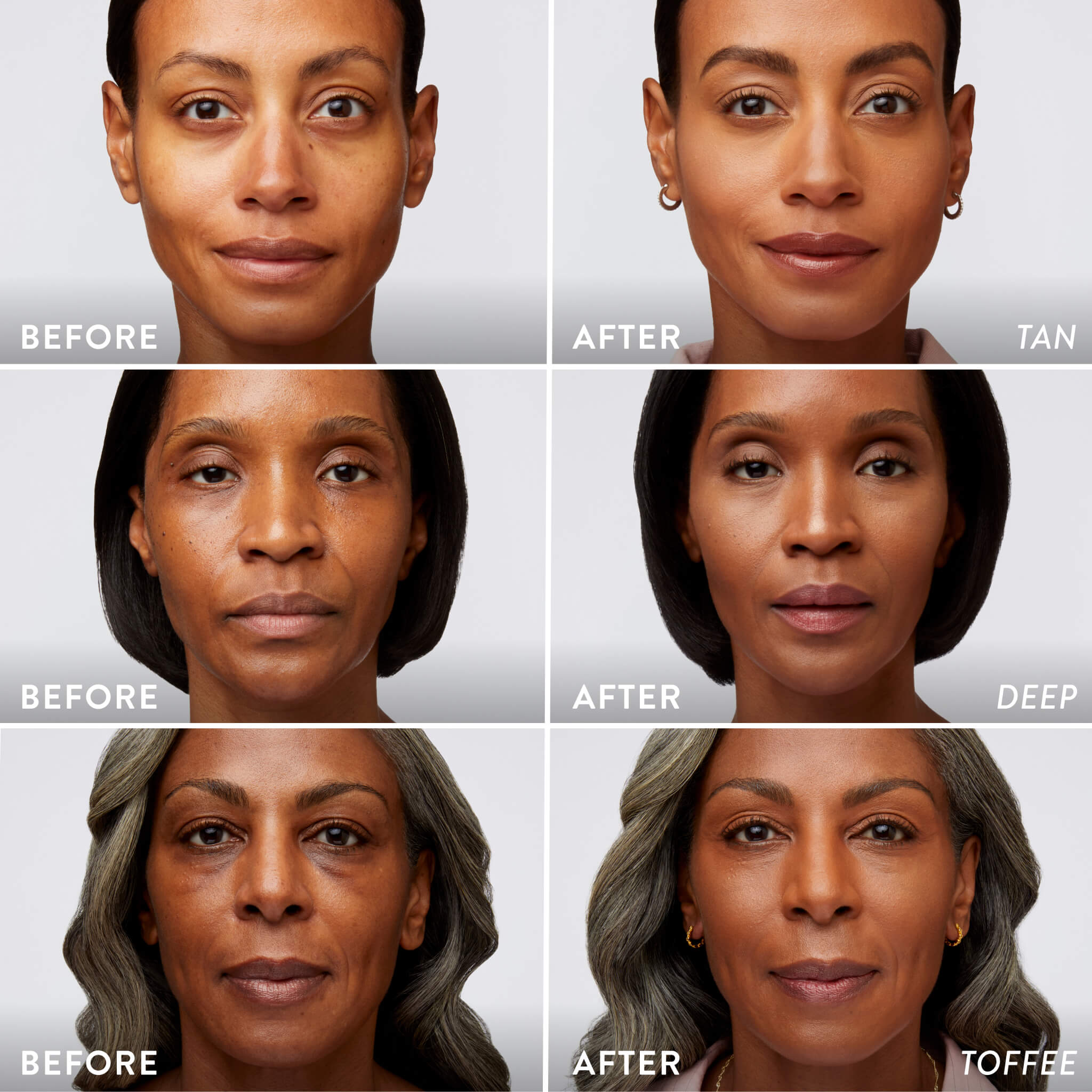 Baked Balance-n-Glow Illuminating Foundation grid tan to toffee