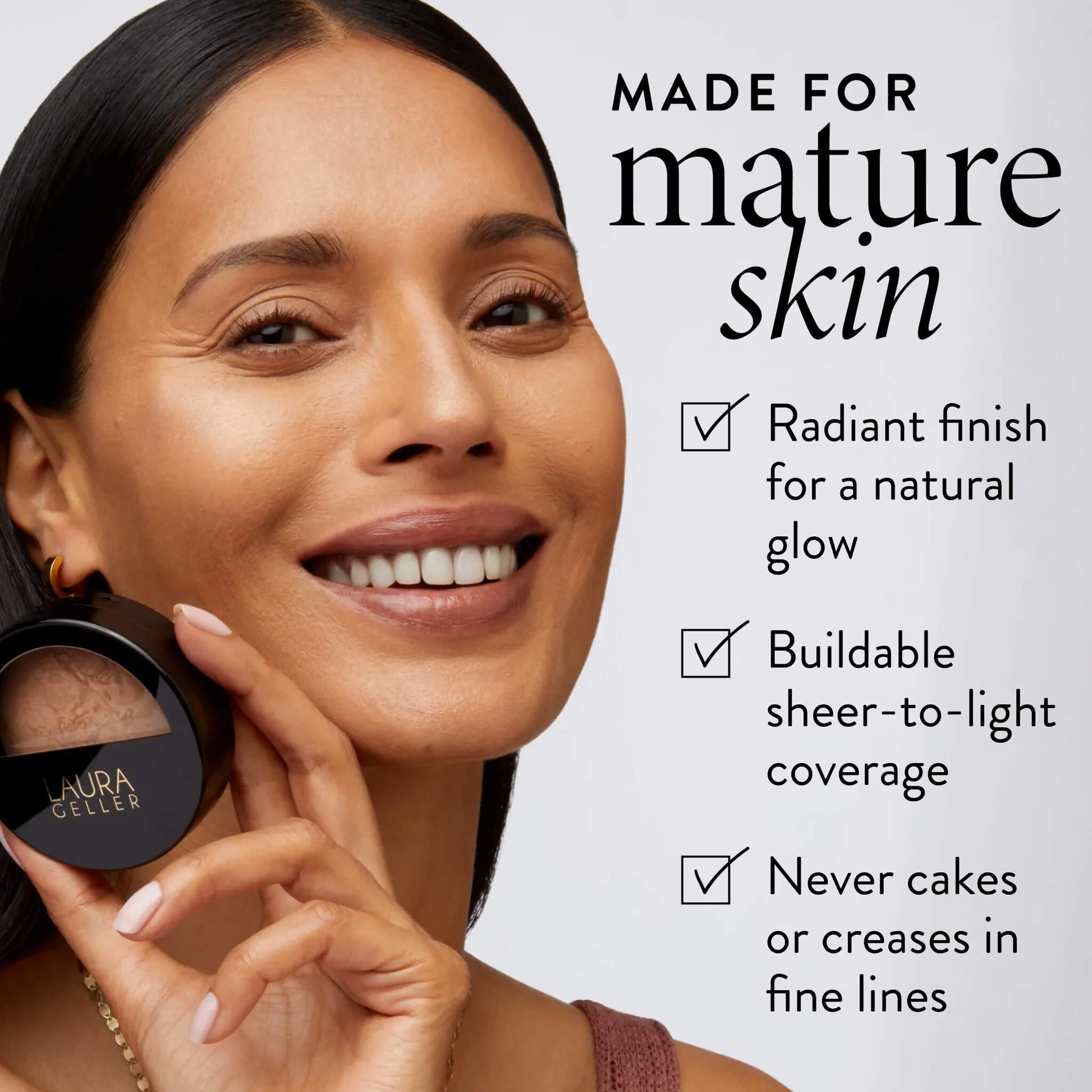 Baked Balance-n-Glow Illuminating Foundation Mature Skin New