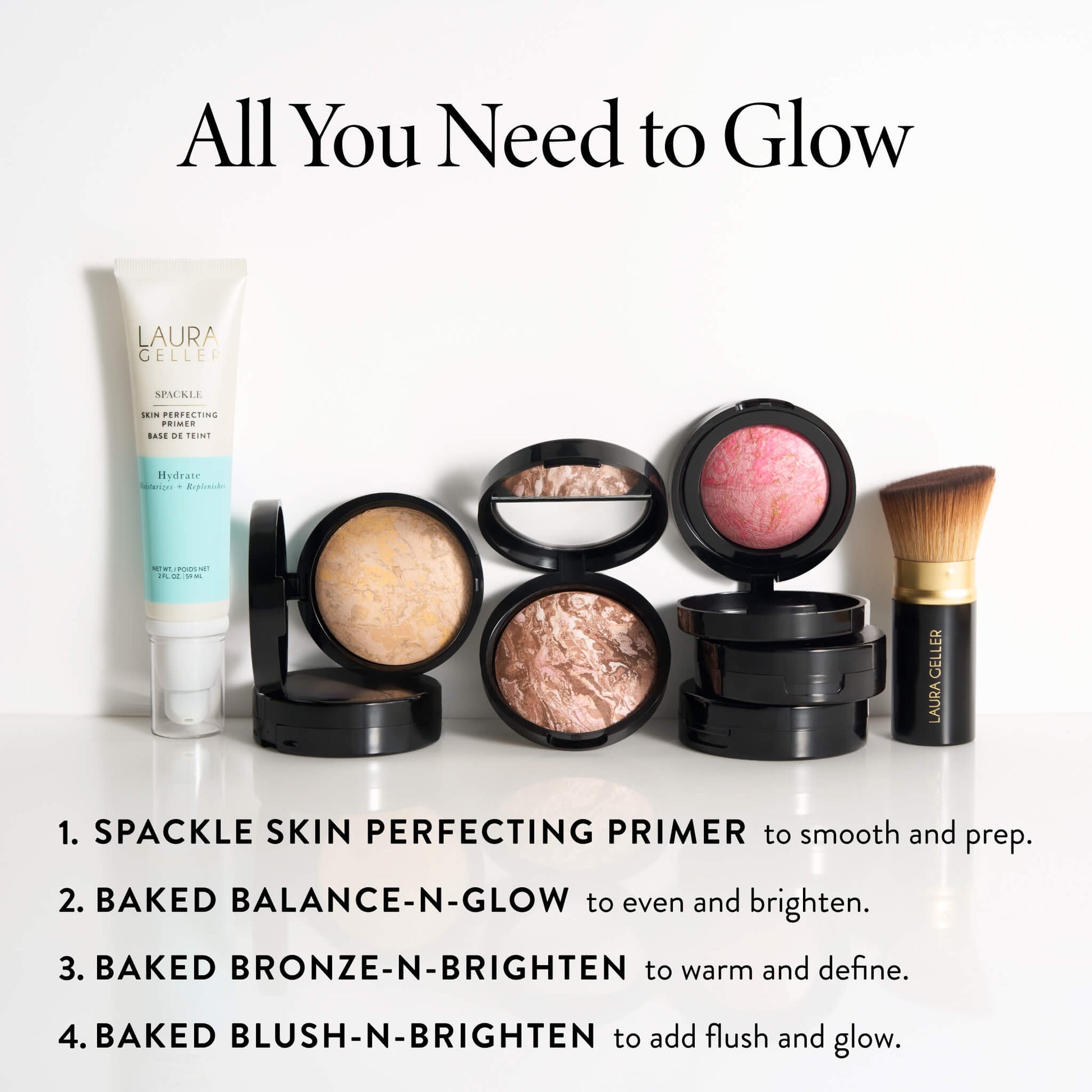Baked Balance-n-Glow Illuminating Foundation Routine builder new 