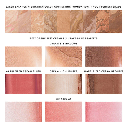 Best of the Best Cream Starter Kit (3PC) shade chart