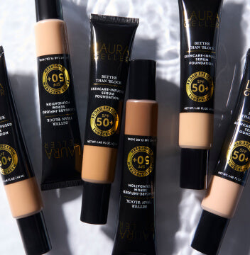 Better Than ‘Block Skincare-Infused Serum Foundation with Broad Spectrum SPF 50+ product lay flat image 