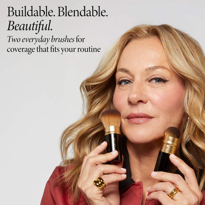 Blending Beauties model lifestyle - 2 everyday brushes