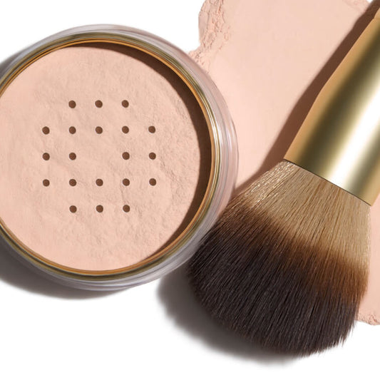 Setting powder and brush 