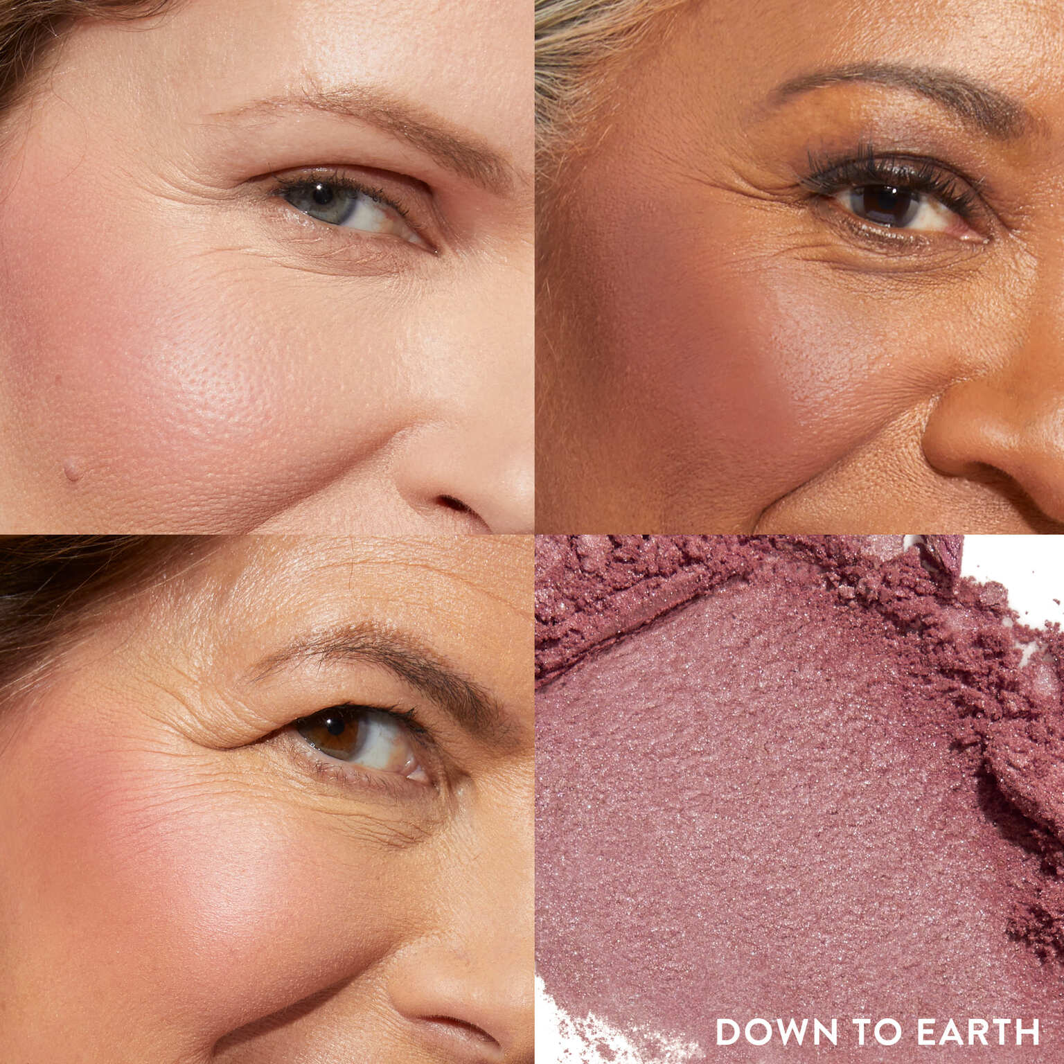 Blush-n-Brighten Model Grid in down to earth