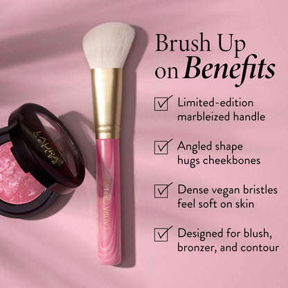 Limited Edition Angled Blush Brush Product Benefits