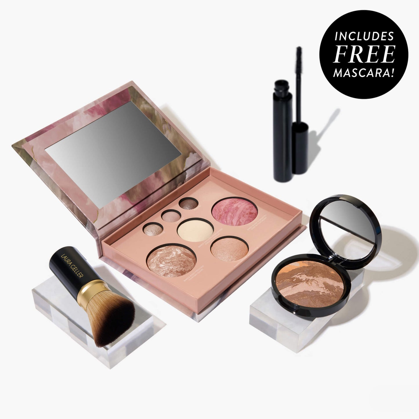 Baked Starter Kit with FREE Mascara (4PC) soldier in Tan