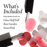 Fine Shine Glossy Lip Oil Trio whats included