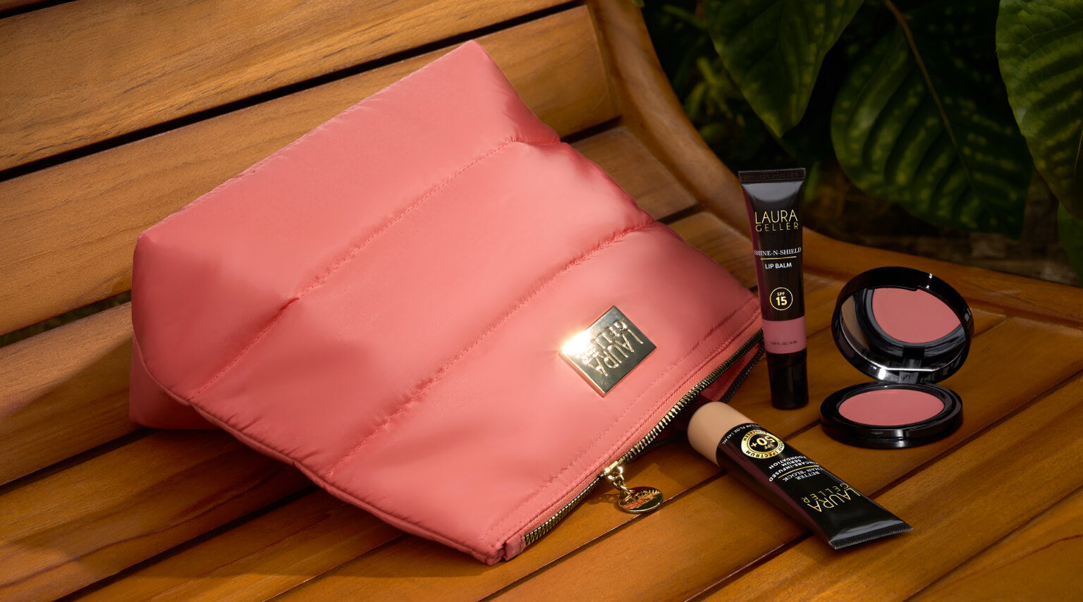 Good Skin SPF Kit products coming out of the bag 