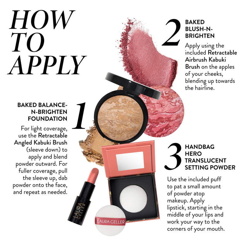 The 40+ Club Kit (4PC) how to apply