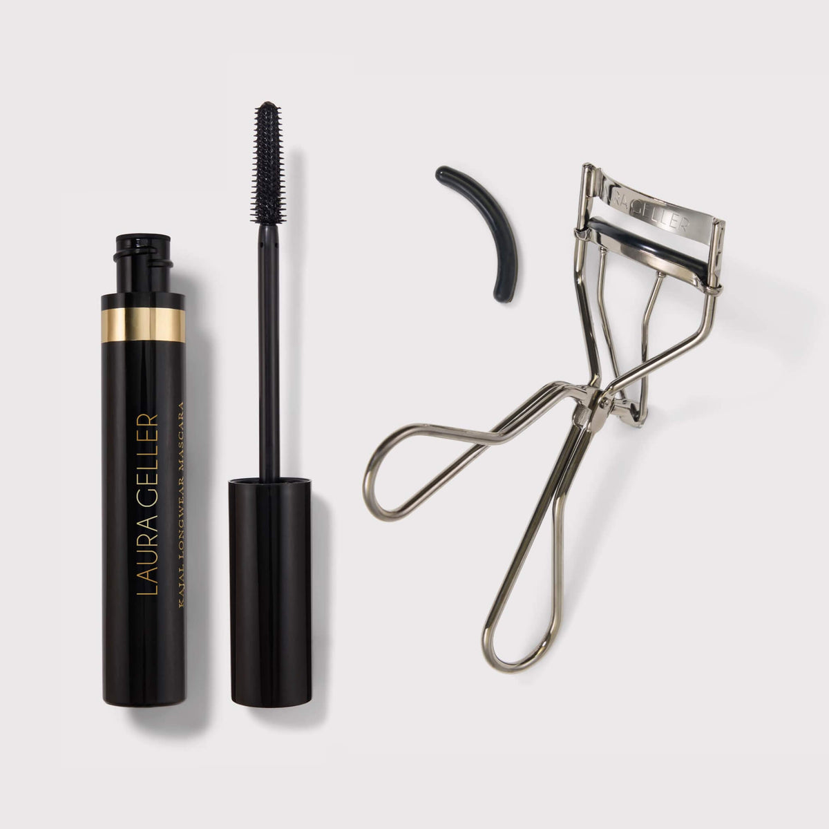 Black Kajal Mascara & Eyelash Curler Soldier