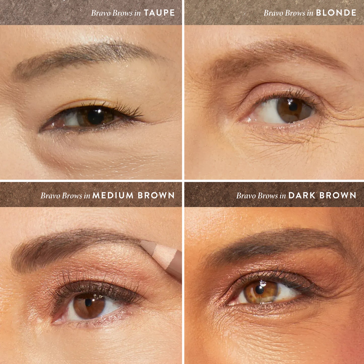 Laura’s Eye Framing Essentials (3PC) brow model grid