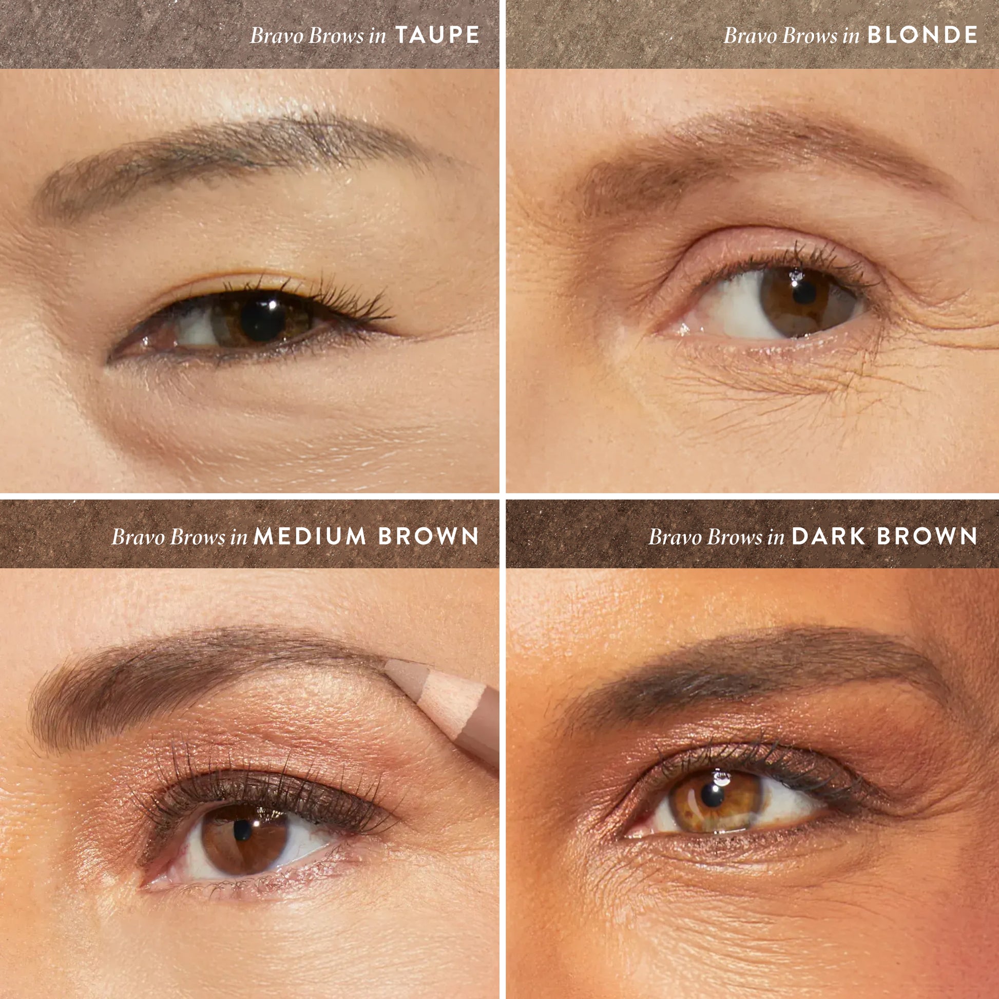 Laura’s Eye Framing Essentials (3PC) brow model grid