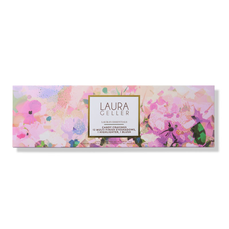 Laura's Essentials Candy Cravings 12 Multi-Finish Eyeshadows, 1 Highlighter, 1 Blush