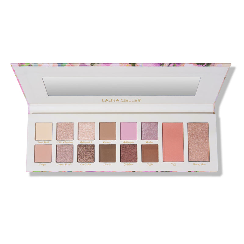 Laura's Essentials Candy Cravings 12 Multi-Finish Eyeshadows, 1 Highlighter, 1 Blush