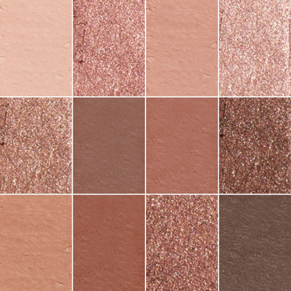 Wearables Multi-Finish Eyeshadow Palette: Beauty Basics texture