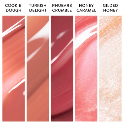Color Luster Lip Gloss shade chart