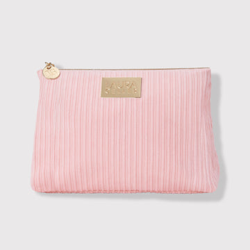 Free Pink Corduroy Makeup Bag Soldier