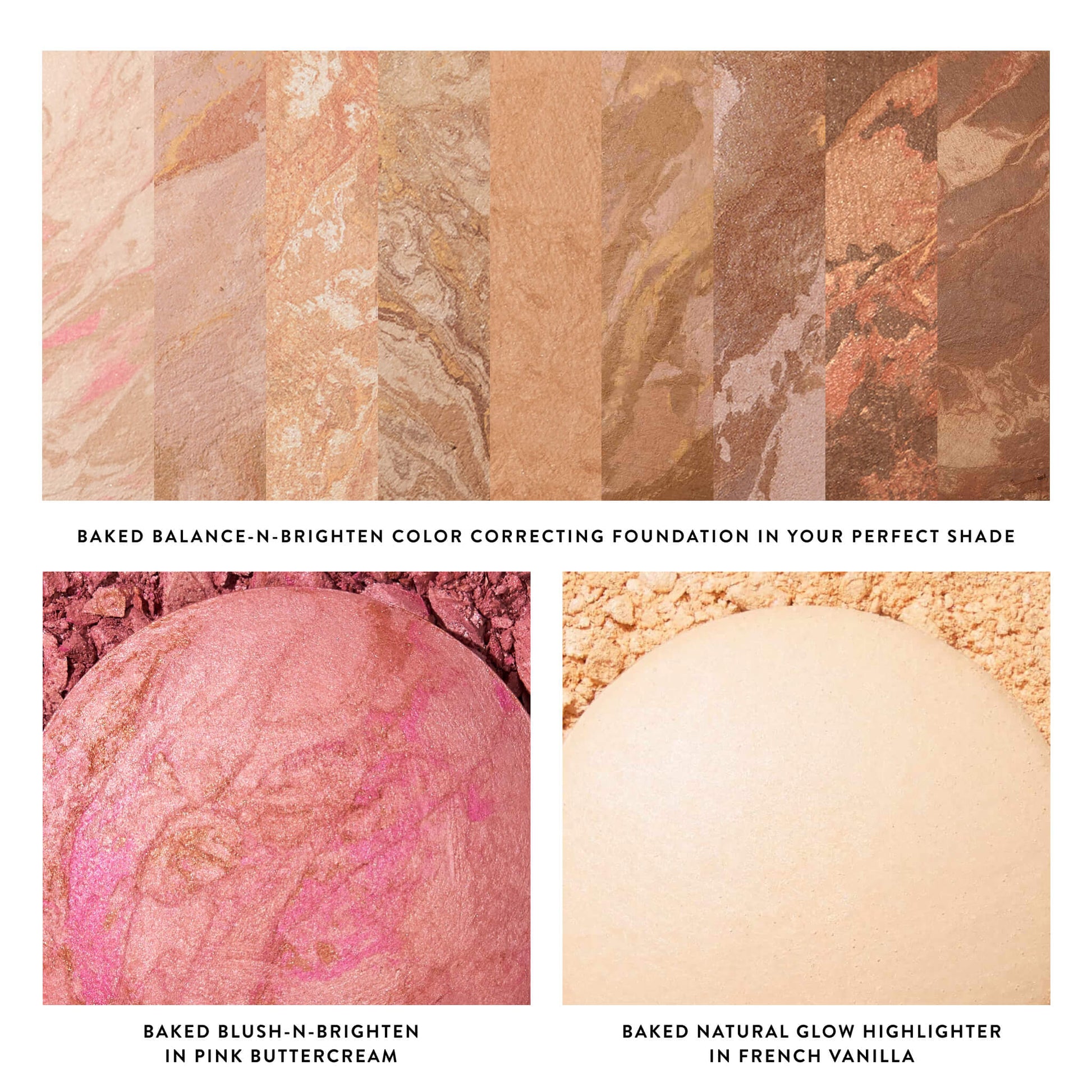 Daily Routine: Natural Finish Full Face Kit - texture