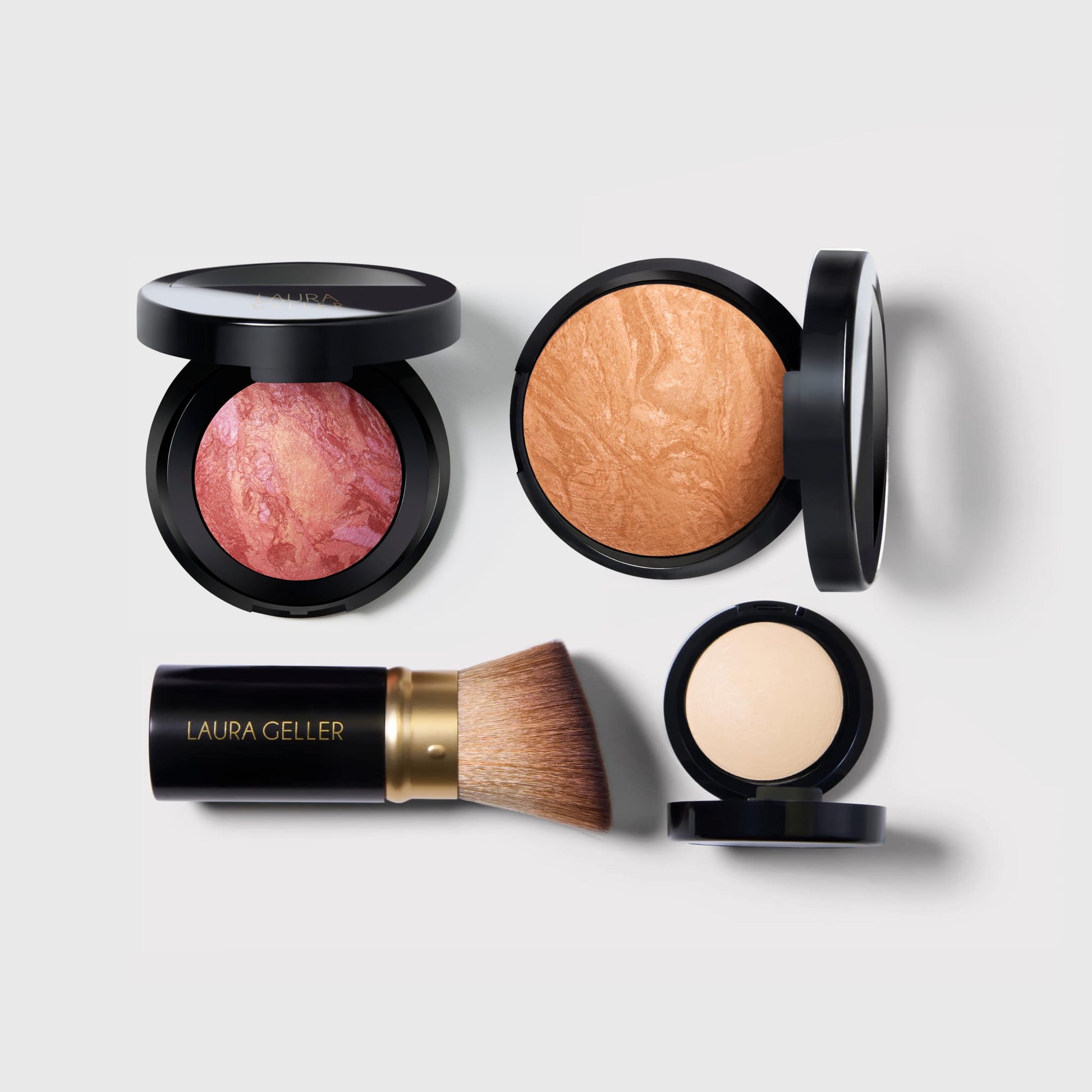 Daily Routine: Satin Finish Full Face Kit (4 PC) Golden Medium