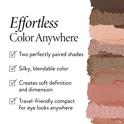 Double Shot Eyeshadow Duo Benefits