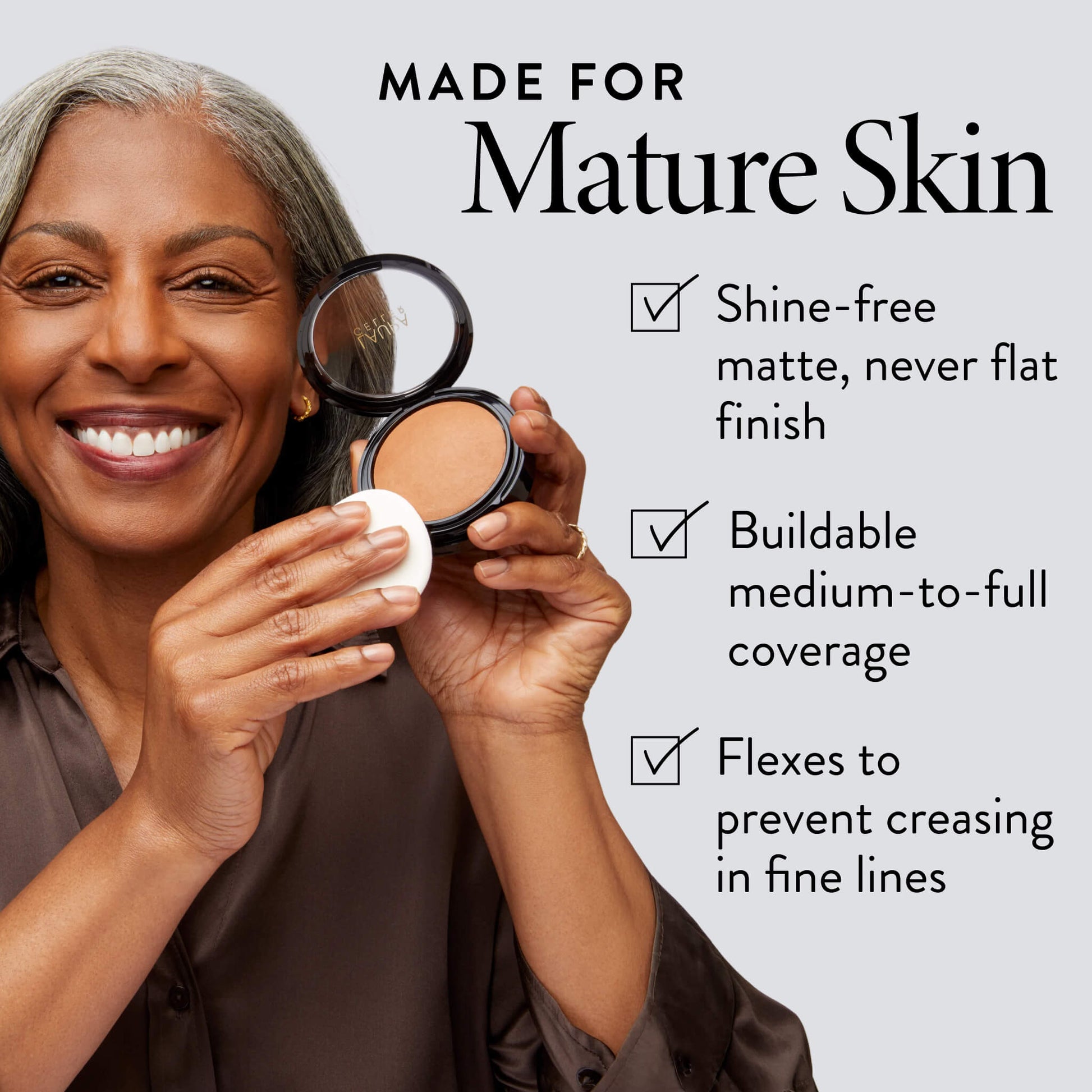 Double Take Baked Full Coverage Foundation Made for Mature Skin