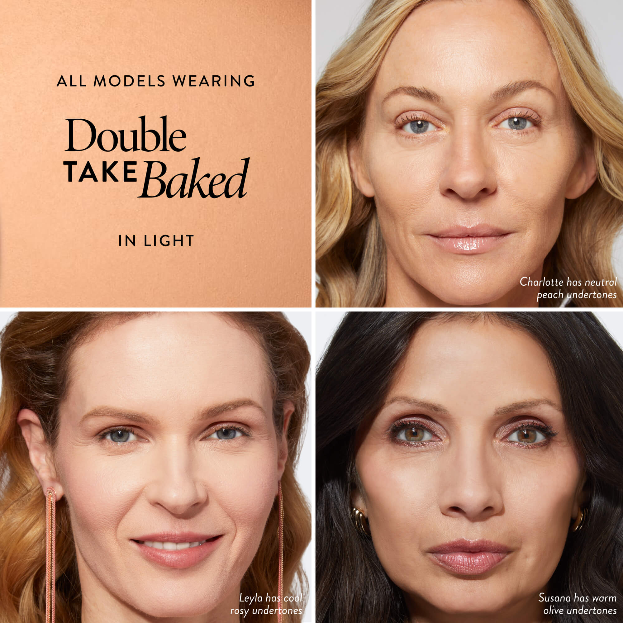 Double Take Baked Foundation 3 model grid in Light
