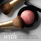 Dual-Ended Blush + Bronzer Brush pairs well with