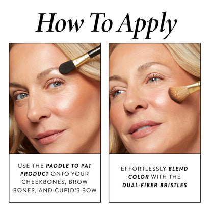 Dual-Ended Highlighter Brush how to apply