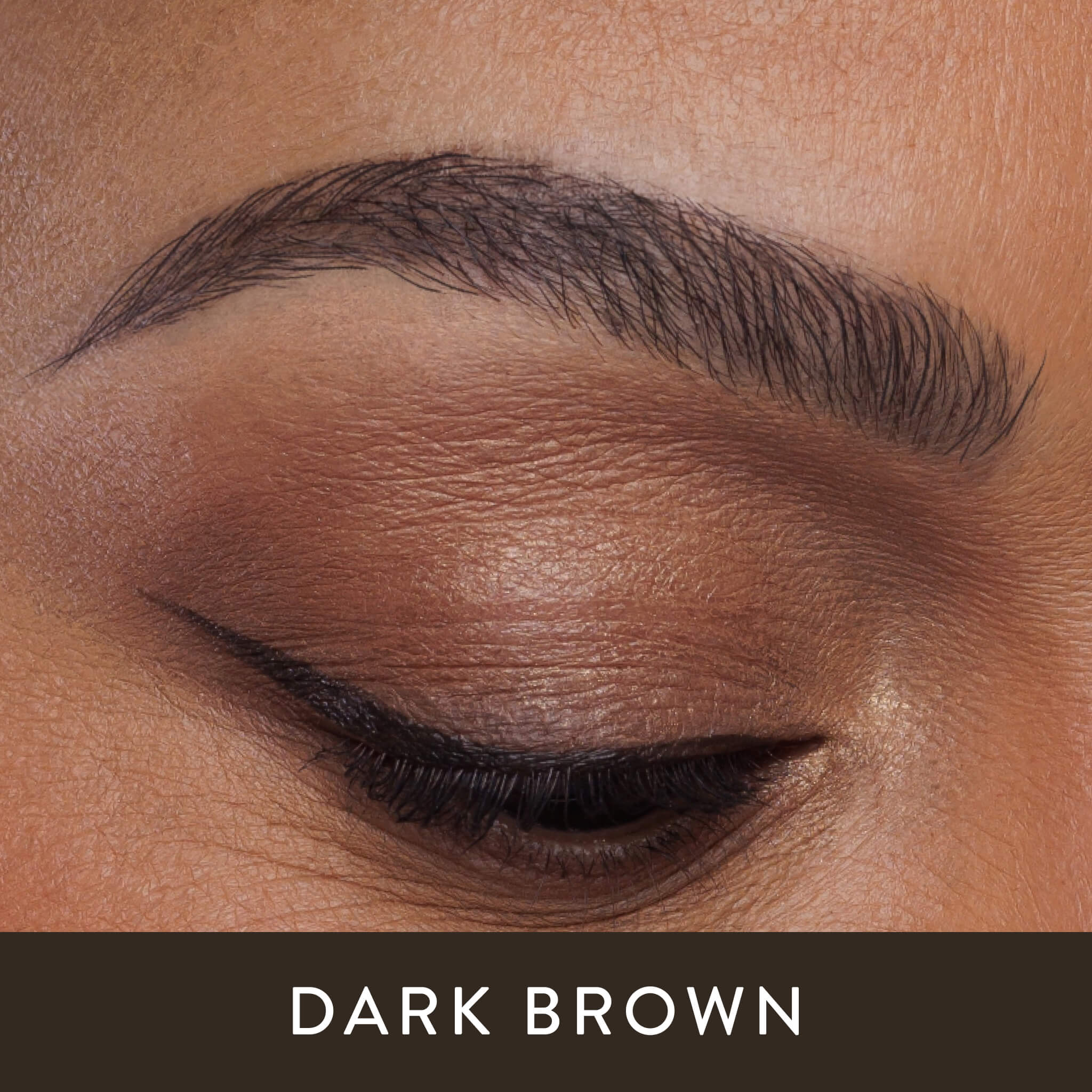 Dual-Ended Brow Sculpting Marker Dark Brown Model