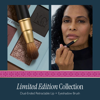 Dual-Ended Retractable Lip + Eyeshadow Brush limited edition