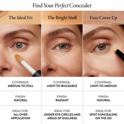 Easy Cover Up Hydrating Concealer comparison chart