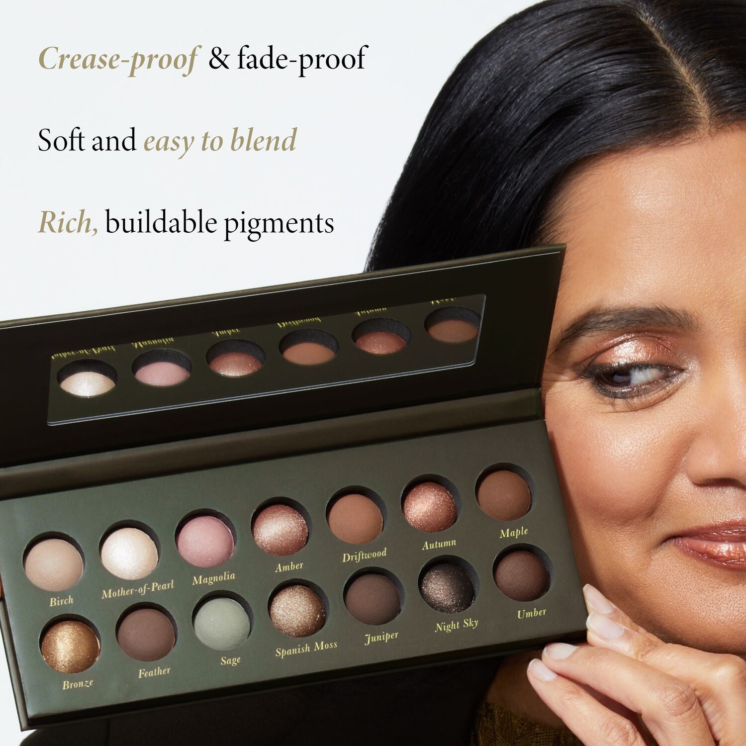 The Delectables Baked Eyeshadow Palette Earthy Essentials product benefits 