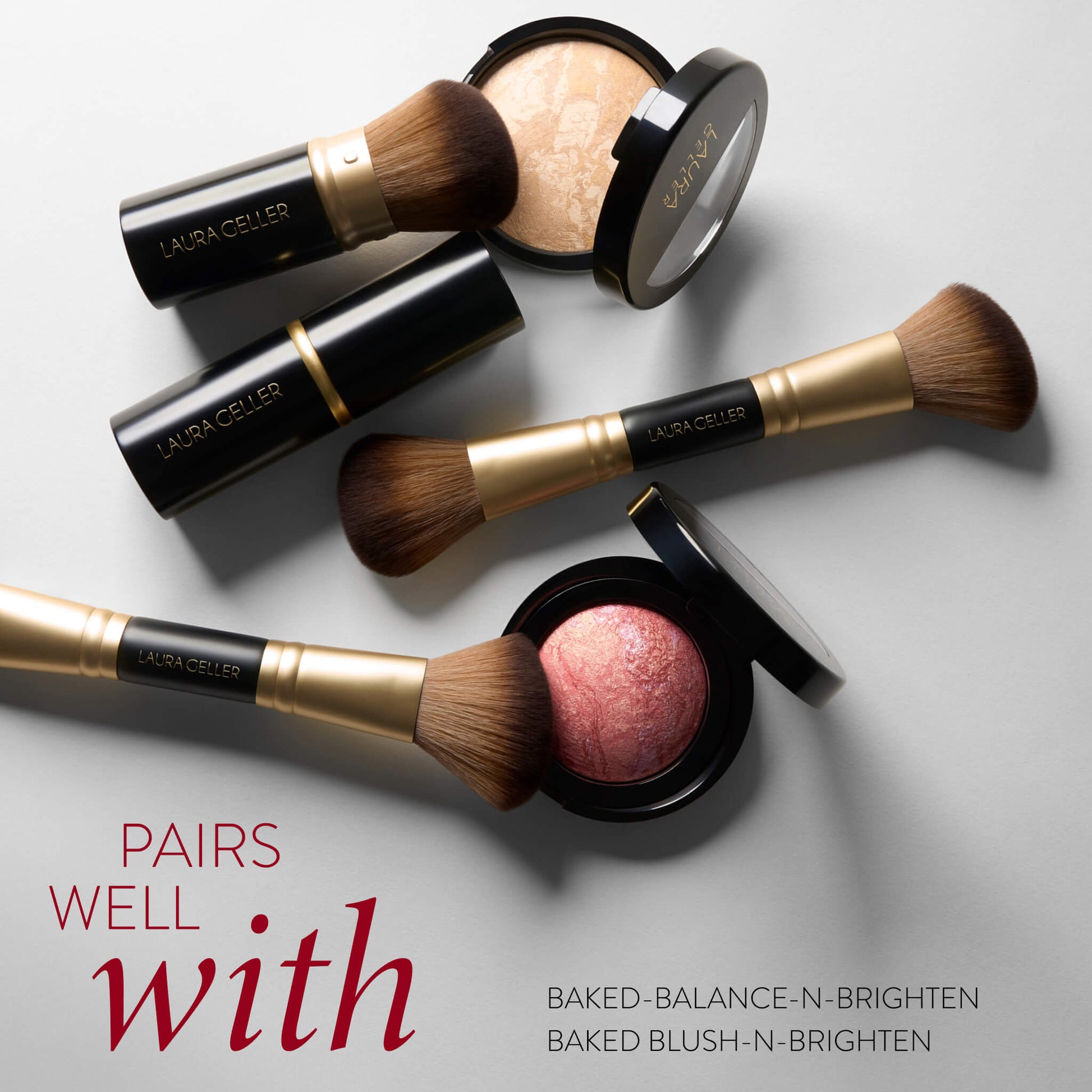 Face it All 2PC Brush Set pairs well with BNB and Blush-n-Brighten