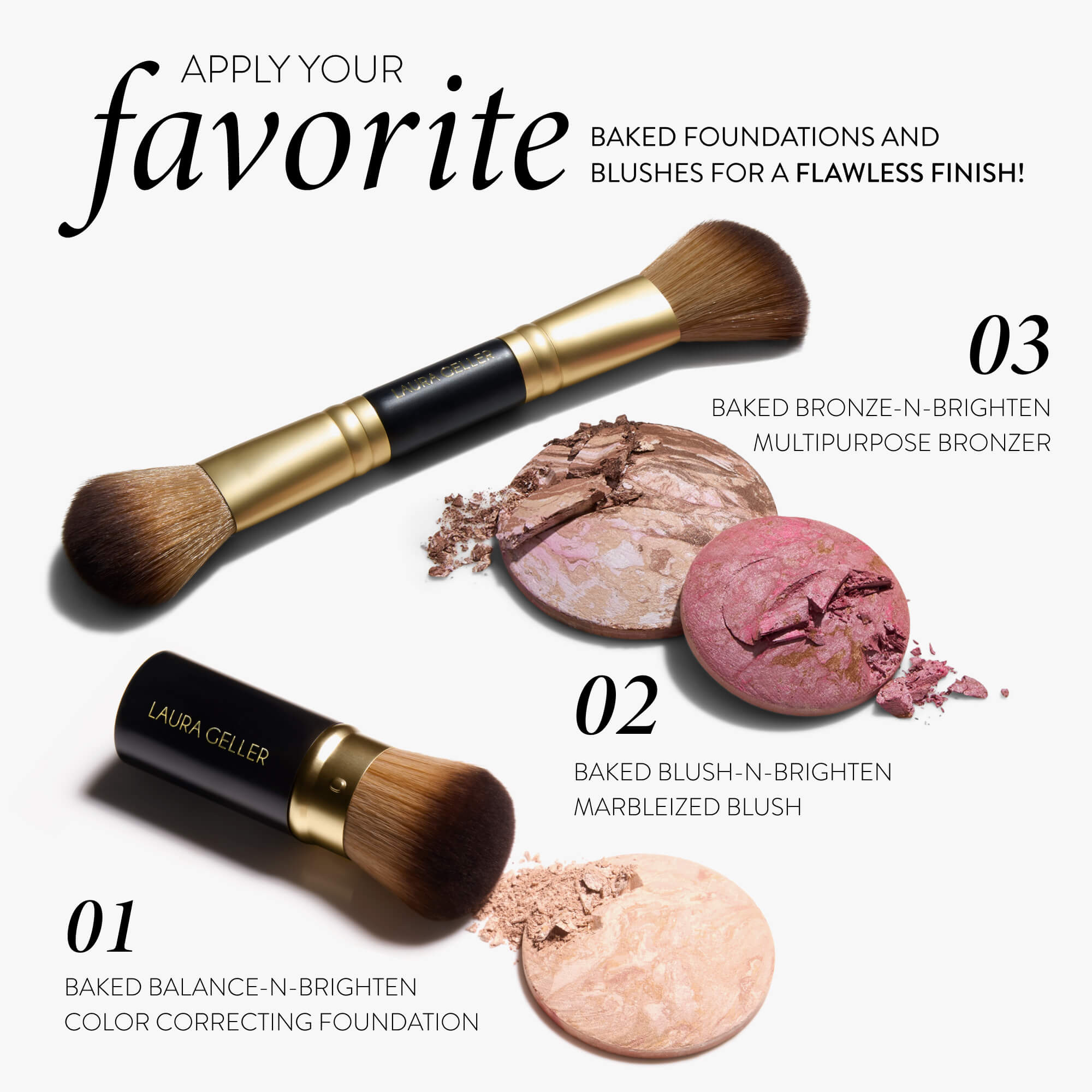 Face it All 2PC Brush Set – Laura Geller Beauty