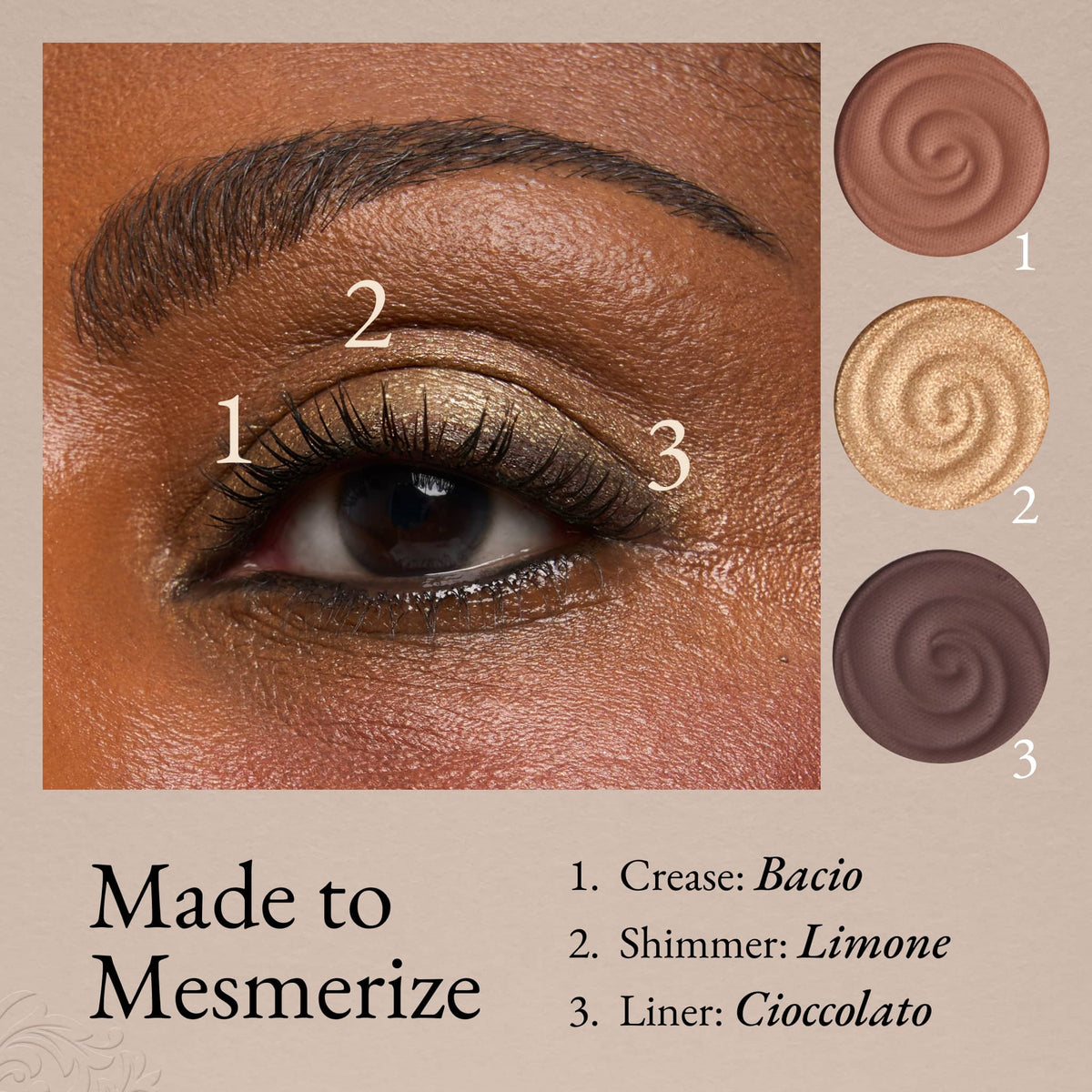Gelato Swirl Eyeshadow Palette - Neapolitan Nights how to apply eye macro 