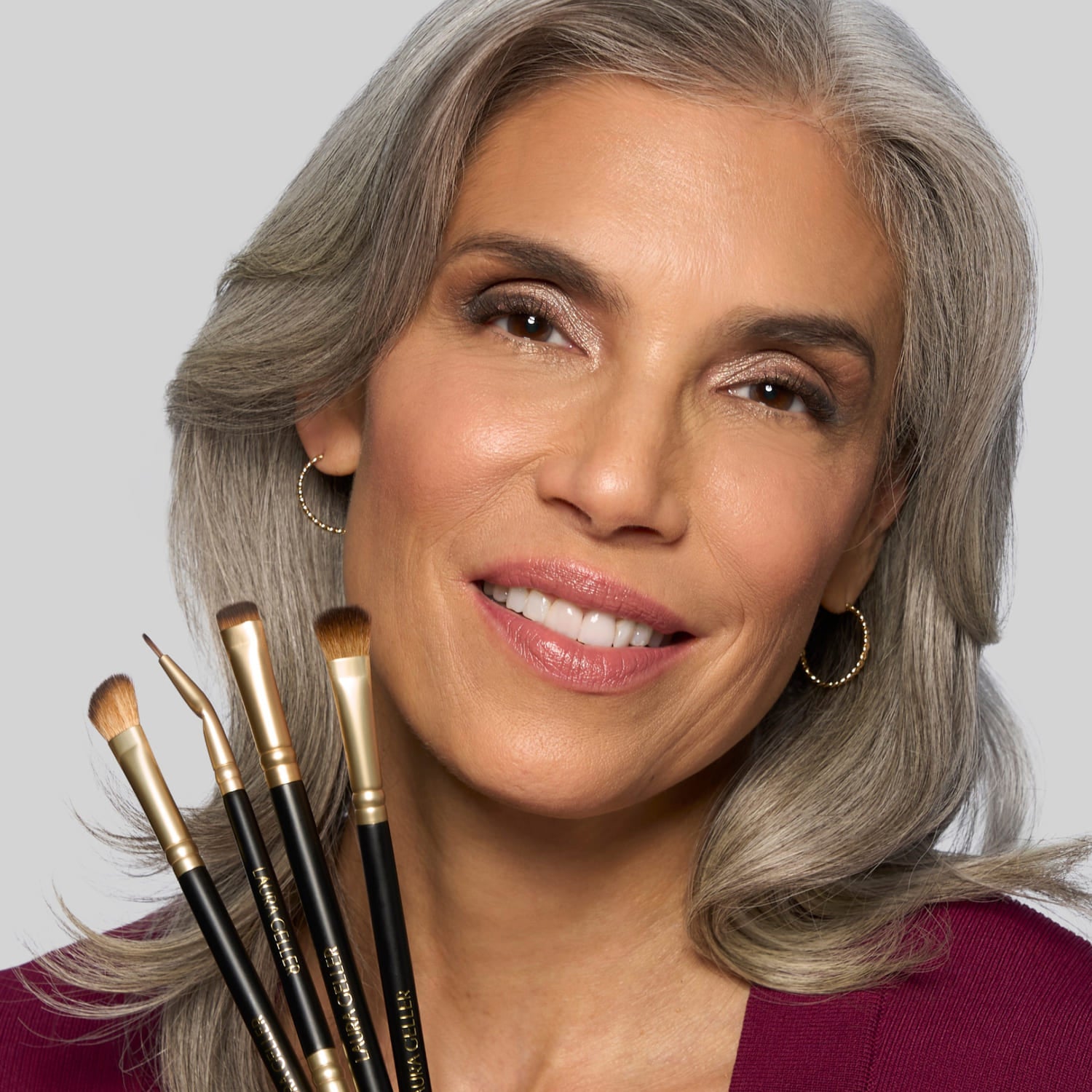 Shadow Skills 4PC Eye Brush Set model lifestyle