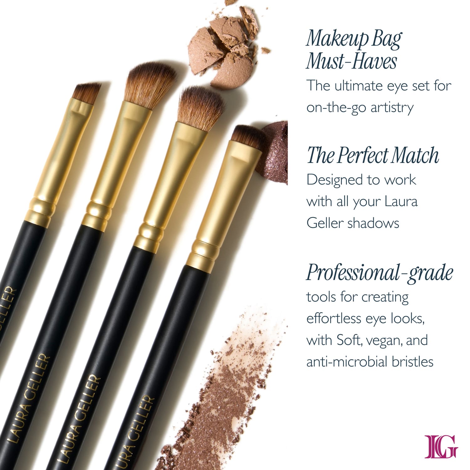Shadow Skills 4PC Eye Brush Set benefits