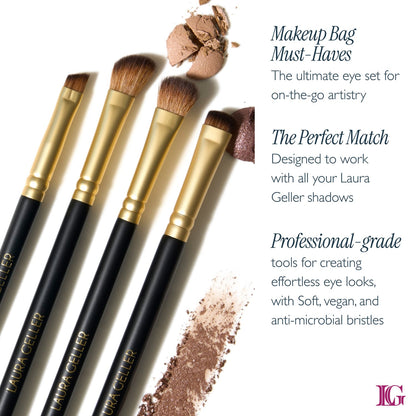 Shadow Skills 4PC Eye Brush Set benefits
