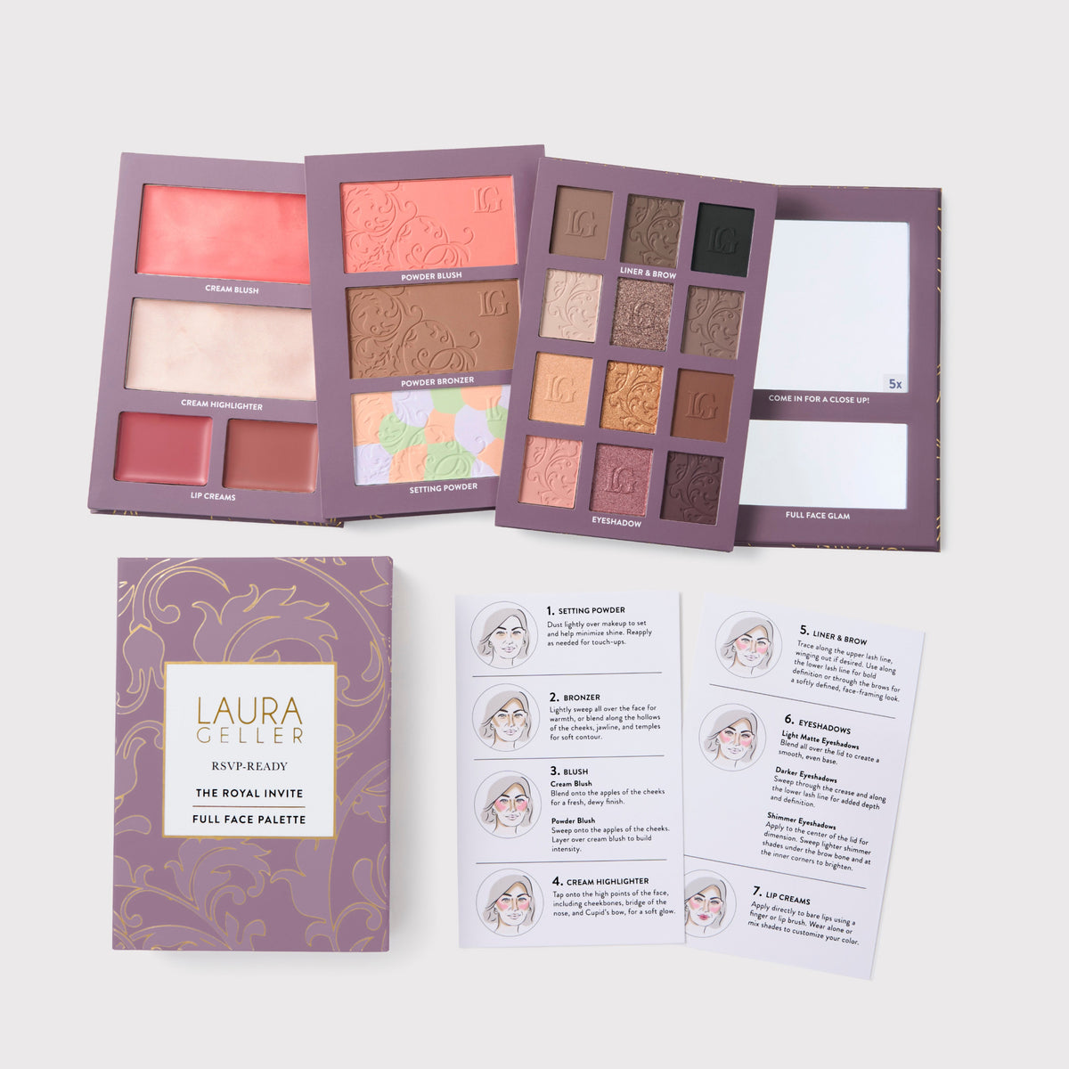 RSVP Yes! Full Face Kit (4 PC) Front, back and card inser soldier