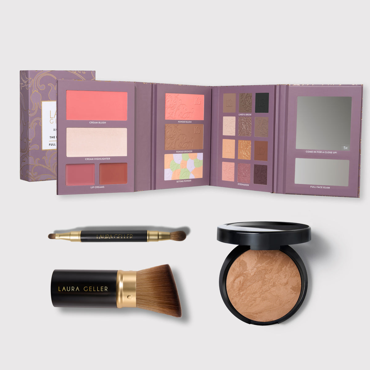 RSVP Yes! Full Face Kit (4 PC) Golden Medium
