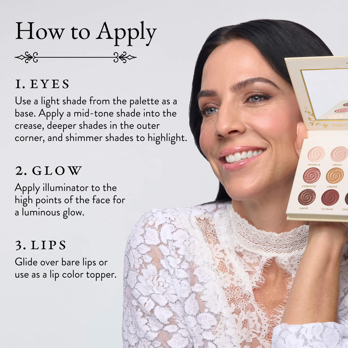 Golden Glam Kit (3PC) How to apply