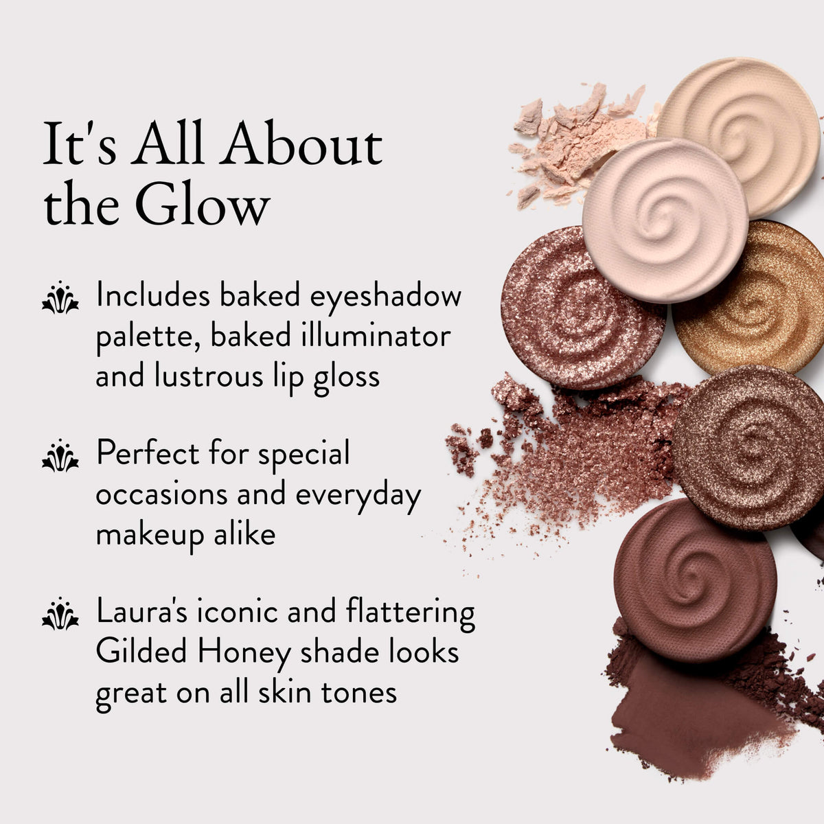 Golden Glam Kit (3PC) Key Benefits