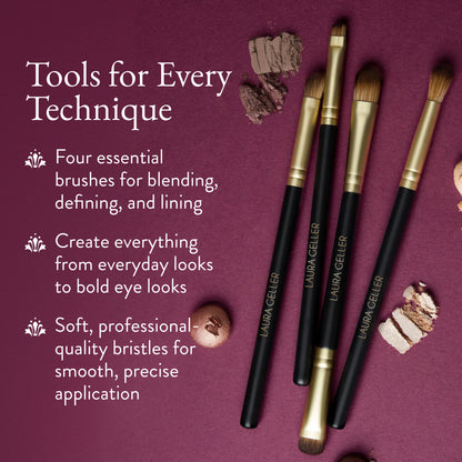 Shadow Skills 4PC Eye Brush Set product benefits