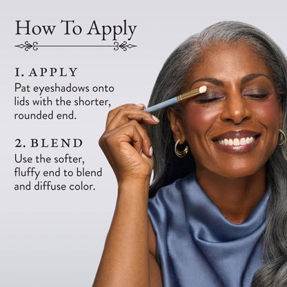 Dual-Ended Eye Shadow Brush how to apply