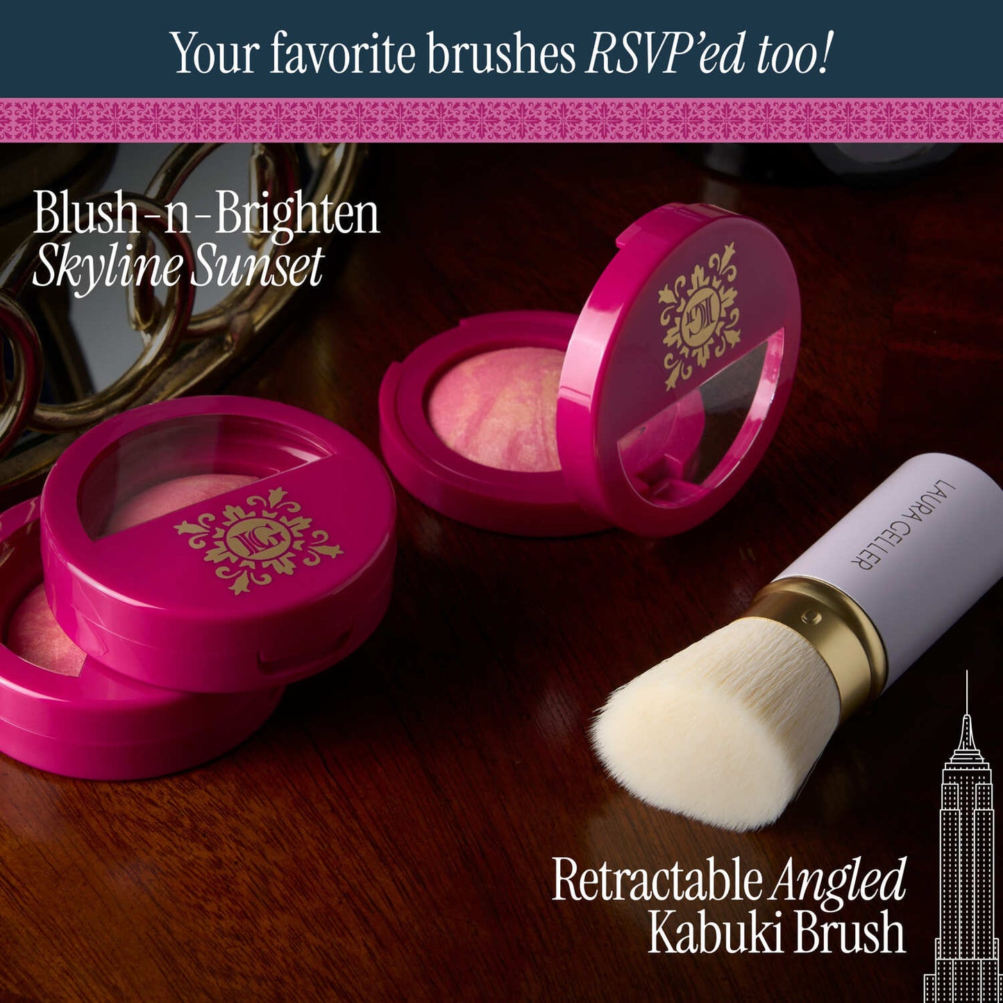 Blush-n-Brighten Skyline Sunset pairs well with