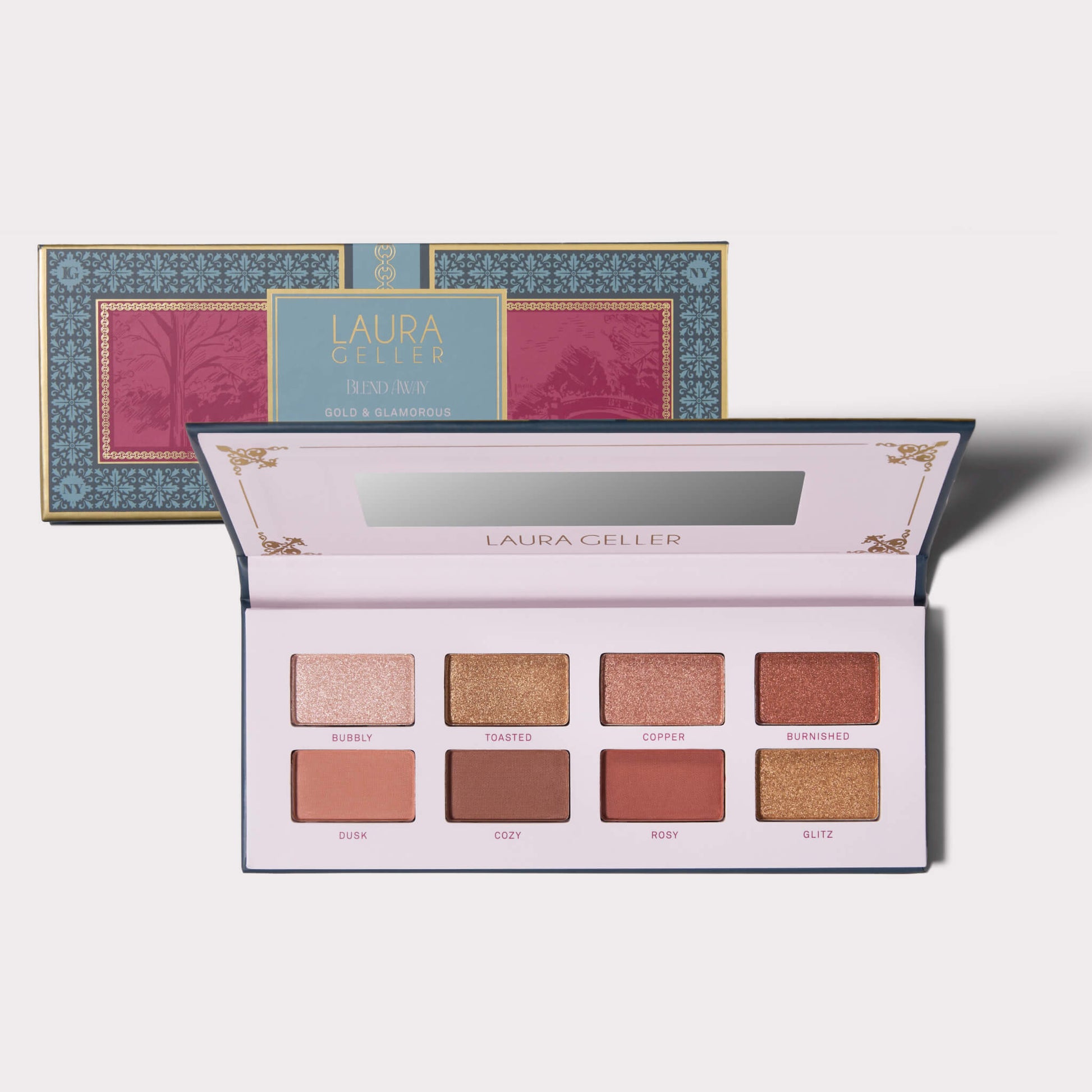 Blend Away Gold & Glamorous 8 Multi-Finish Eyeshadow Palette soldier