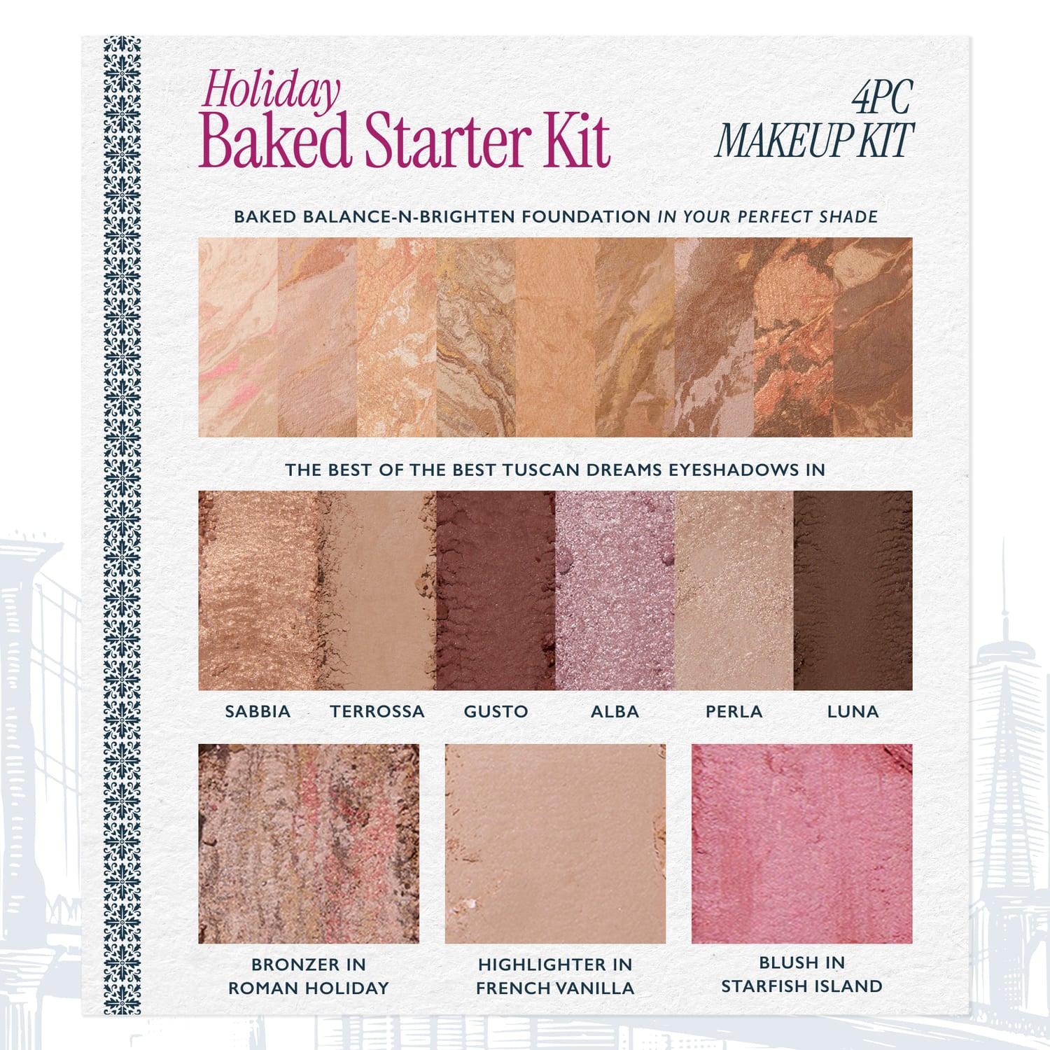 Holiday Baked Starter Kit (4PC) Textures